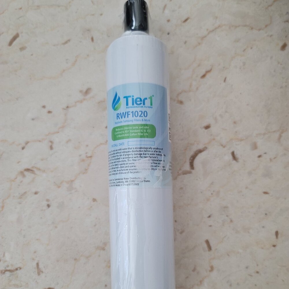 Tier1 RWF1020 Water Filter for Whirlpool, Maytag, Kenmore Refrigerators (New)